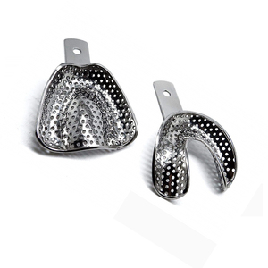 Plateaux d'empreinte dentaire en acier inoxydable pour dents supérieures et inférieures - Product Image 1