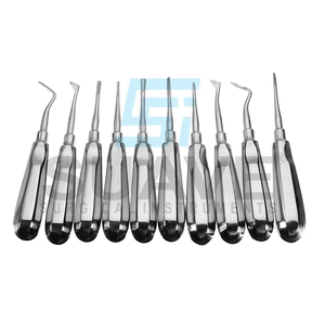 ชุดลิฟต์ทำฟันแบบปลายโค้งทำให้รากฟันหรูหราเครื่องมือทันตกรรมมาตรฐาน - Product Image 1