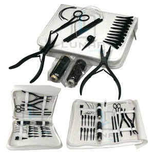 Professional Salon Work Complete Stainless Steel Tools Beading Plier C Type <b>Needle</b> Hair Styling Clips With Custom Branding - Product Image 1