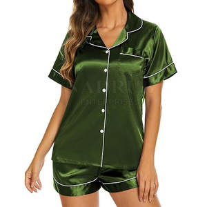 Pijama cómodo para mujer, conjunto de pantalones cortos para dormir con parte superior e inferior para descansar, ropa de dormir para mujer - Product Image 2