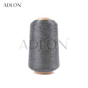 Bordado gris metálico tipo FX de lujo, tejido decorativo de primera calidad y diseño de punto, hilo metálico de moda - Product Image 1