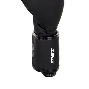 ZOOT Boxing Gloves Training PU Leather <b>Velcro</b> Closure Breathable Sparring Adult Black White Design - Product Image 5