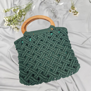 Fourre-tout écologique de sac à main au crochet fait à la main et fournisseurs de sacs à bandoulière en gros de l'Inde - Product Image 3