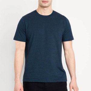 Camiseta de algodón ligera gruesa estilo hombro caído 100% para hombre al por mayor - Product Image 2