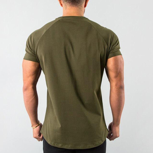 Camiseta de fitness personalizada de alta calidad para hombre, fábrica OEM ODM, venta al por mayor, ropa de compresión, entrenamiento, deportes, gimnasio, Tops, ropa/ - Product Image 2
