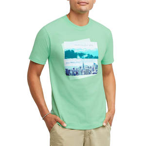 Camisetas Hip Hop Extra Grandes para Hombre, 100% Algodón, Estilo Moderno, Manga Corta, Logotipos Personalizados, Mejor Precio, MOQ Bajo - Product Image 1