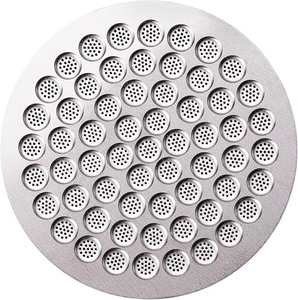 Filtre à café réutilisable écran de rondelle classique en acier inoxydable de qualité alimentaire porte-filtre sans fond 51mm 53mm 58mm taille thé et café - Product Image 1