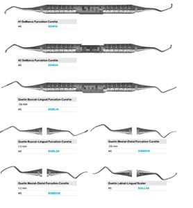 Hu-Friedy Curetas dentales manuales Venta caliente Instrumentos dentales Escaladores dentales - Product Image 2
