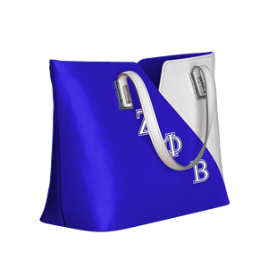 Zeta Phi Beta Sorority <b>Red</b> Faux Leather Lady Fashion Portable Tote <b>Bag</b> - Product Image 2