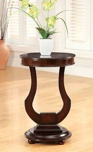 Elegante mesa auxiliar de madera de acacia con diseño de estante abierto ideal para guardar macetas de libros o artículos decorativos en cualquier habitación - Product Image 5
