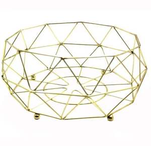 Wholesale Bulk Matt Black Iron Stylish Wire Bowl Fruit Bowl for <b>Table</b> <b>Top</b> Decoration Handmade Customized - Product Image 3