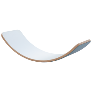 Planche d'équilibre en contreplaqué Durable de haute qualité pour enfants blanc avec feutre bleu réforme corporelle Pilates Yoga enfants réformateur Pilates - Product Image 2