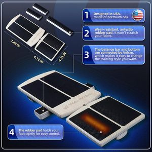 Máy tập sức mạnh mắt cá chân và bàn chân cho người bị bong gân, ván thăng bằng một chân, dụng cụ chỉnh tư thế, dụng cụ kéo giãn bàn chân - Product Image 4