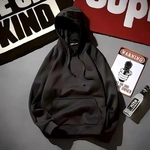 Sweat-shirt à capuche ample en polaire doux et moelleux pour femme, imprimé, décontracté, chaud, respirant, écologique, épais, pour l'automne et l'hiver - Product Image 3