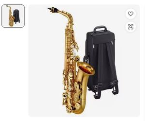 Saxophone alto Eb YAS-480 d'occasion, état neuf, couleur or, à vendre - Product Image 1