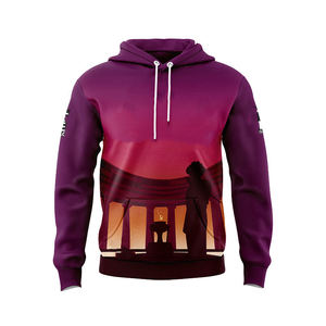 Sudadera con Capucha de Rugby Personalizada Unisex de Talla Grande, Transpirable, de Secado Rápido, 100% Poliéster, Ropa Deportiva para Entrenamiento y Partidos - Product Image 1