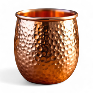 Vaso de cobre martillado hecho a mano, recipiente térmico puro de Metal 100% para beneficios ayurvédicos y comedor elegante, regalo ecológico - Product Image 4
