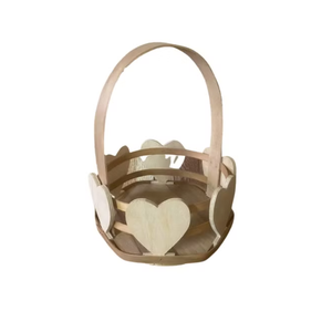 Vente en gros à bas prix paniers en bois vintage accrocheurs pour la fête des mères panier en bois pour cadeau fabriqué au Vietnam - Product Image 1