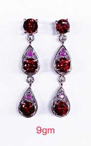 Dubai High Quality Silver-Plated Alloy Hoop <b>Earrings</b> Cute Style Fashion Jewelry for Parties and Engagements <b>Hook</b> Shape - Product Image 5