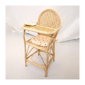 Chaise haute bébé en rotin fabriquée à la main au Vietnam, prix le plus bas, tabouret pour nourrissons, faible coût d'expédition - Product Image 1
