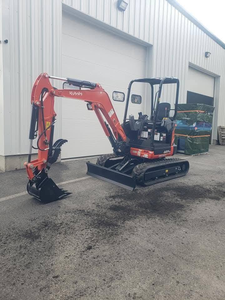 Mini-excavatrice Kubota U27-4 de 2,7 tonnes, à braquage zéro, diesel, compacte, sur chenilles, avec hydraulique auxiliaire, neuve - Product Image 6