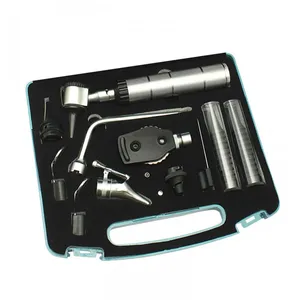 ENT Veterinary Diagnostic Set Otoscopio Oftalmoscopio Nasal Laringe Kit de instrumentos médicos para clínica de cuidado de mascotas, instrumento médico - Product Image 1