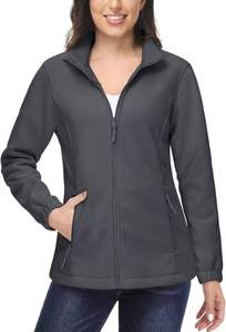 Chaqueta de Invierno para Mujer, Talla Grande, Suave, Transpirable, de Secado Rápido, Práctica, con Cierre de Cremallera, Ligera y Cálida - Product Image 3