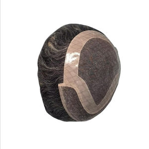 Peluca de Cabello Humano Taz Hair BD, Ondulado, Prótesis Capilar, 100% Cabello Remy Chino, con Frente de Encaje y Base Mono - Product Image 5