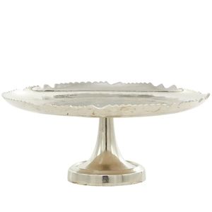 Soporte de pastel de metal de diseño contemporáneo con base geométrica minimalista para exhibiciones de panadería modernas y catering profesional - Product Image 2