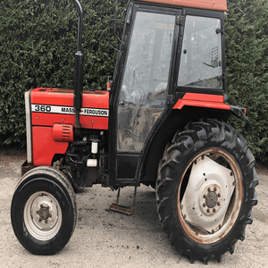 Tracteur agricole d'occasion Massey Ferguson 360 avec moteur et boîte de vitesses automatiques, 80 CV, direction assistée, grand stock - Product Image 2