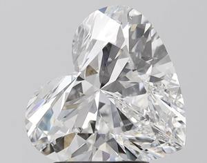 3.00 Ct Heart Cut IGI Certified D-Color Lab Grown Loose Diamond VVS-Clarity CVD Lab Grown Diamond - Product Image 1