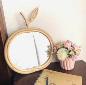 หวายกลมขนาดเล็กสำหรับตกแต่งผนังเฟอร์นิเจอร์ห้องนั่งเล่นดีไซน์แบบดั้งเดิมทนทาน - Product Image 5