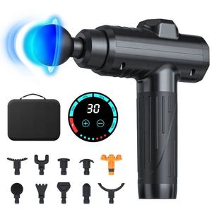 Masajeador Corporal Portátil con Logotipo Personalizado, Masajeador Muscular de Mano, Masaje de Tejido Profundo, Pistola de Masaje de 10 Cabezales para Terapia Profesional - Product Image 4