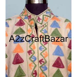 Chaqueta de Terciopelo 100% Algodón Tejido con Patrón Floral Bordado Ecológico y Transpirable para Mujeres y Niñas - Product Image 3