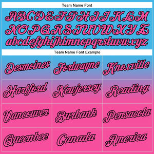 Dernier modèle de sweat-shirt à capuche tendance bleu ciel rose noir dégradé, personnalisable avec le nom et le logo de l'équipe, sweat-shirt de sport personnalisé pour adultes - Product Image 3