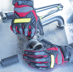 Vente en gros Meilleur prix de qualité Marron avec couleur noire Vêtements de sécurité Produit le plus récent Gants à impact mécanique PAR AMAZING INDUSTRIES - Product Image 6