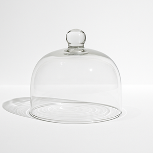 โถแก้วทรงกระดิ่งพร้อมฐานไม้เทียนหอมฝาครอบโดมหรูหราตกแต่งโต๊ะ - Product Image 4