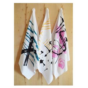 Multi-functional Printed cotton household kitchen dishcloth thickened Multi purpose Microfiber Strong absorbent Factory Supply - Product Image 4