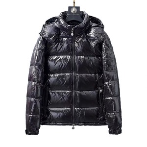 Chaqueta de Plumón de Invierno Personalizada de Alta Calidad para Hombre, al por Mayor, Estilo Moderno de Talla Grande con Cuello Alto, Chaqueta Acolchada de Tela de Lona - Product Image 1