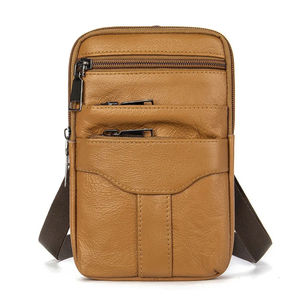 Sac à bandoulière personnalisé de créateur de luxe sacs de messager pour hommes sacs à bandoulière en cuir véritable de marque - Product Image 6