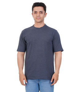 Camiseta de cuello redondo para hombre, ropa de calle, venta al por mayor, algodón polivinílico en diferentes métodos de impresión y materiales en stock para la venta - Product Image 1