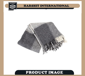 ผ้าห่มขนสัตว์ผ้าตาหมากรุกนุ่มสบายระบายอากาศได้ผ้าห่มขนสัตว์ผ้าตาหมากรุกนุ่มออกแบบได้ตามต้องการ - Product Image 4