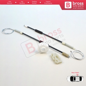 Kit de Reparación de Elevalunas Trasero Derecho BWR969 para Clase S W140 1992-1999 Sedán de 4 Puertas 1407301246 - Product Image 5