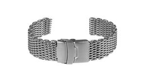 Bracelets de montre intelligente unisexes WD002 en acier inoxydable de luxe 20-22 mm respirants, souples, réglables, étanches, légers et confortables - Product Image 3