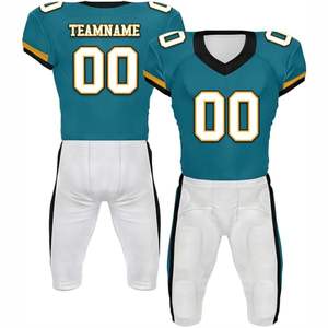 Uniforme de Fútbol Americano de Manga Corta Transpirable Personalizado para Equipos Internacionales Profesionales de Alto Rendimiento y Nuevo Diseño - Product Image 1