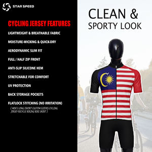 Vêtements de cyclisme en gros, maillot de cyclisme pour hommes, logo personnalisé, marque privée, uniformes de cyclisme confortables - Product Image 5