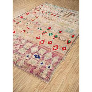 พรมขนสัตว์ถักมือสีเบจและสีน้ำตาลลายเรขาคณิตสำหรับห้องนั่งเล่นและรถยนต์ ขนาด 9x12 รุ่น Pae-4570 - Product Image 2