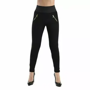 Leggings de yoga pour femmes durables, taille mi-haute élastique, unis, fabriqués sur mesure, de haute qualité, doux et extensibles pour la course à pied et le yoga - Product Image 5