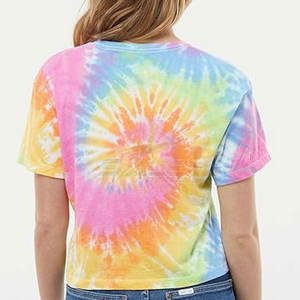 Top corto con tinte de corbata para mujer, ropa de calle, gran oferta, hecho en Material de alta calidad, Top corto con tinte de corbata para mujer - Product Image 3