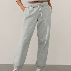 กางเกงวอร์มผ้าฝ้ายขนแกะเทอร์รี่กางเกงวิ่งของผู้หญิงกางเกงขาตรงฮิปฮอปน้ำหนักเบาซักได้ออกแบบโลโก้ได้ตามต้องการ - Product Image 5